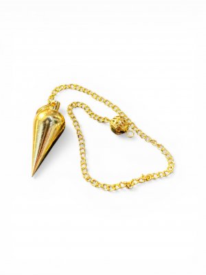 Metal, Pendulum Gold Cone