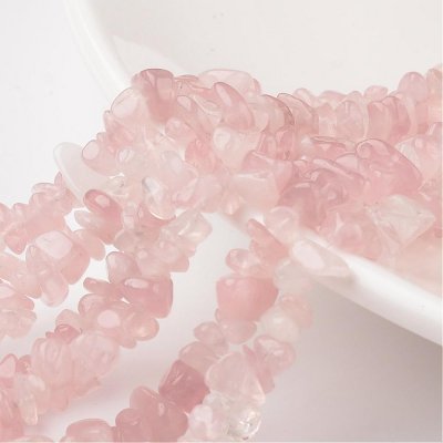 Rose quartz, String Chips