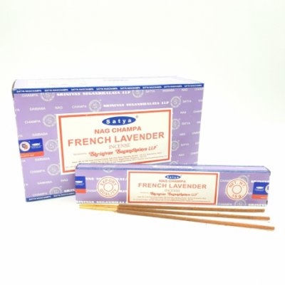 Rökelsepinnar, Satya Nag Champa Fransk Lavendel Box