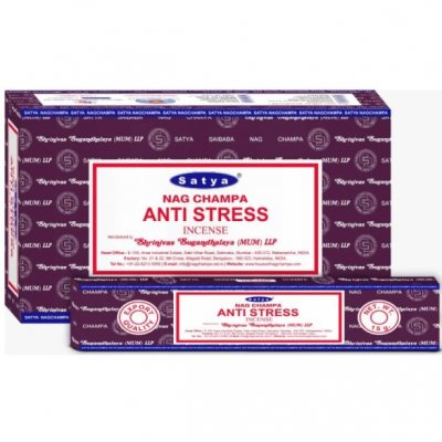 Incense Sticks, Satya Nag Champa Anti Stress