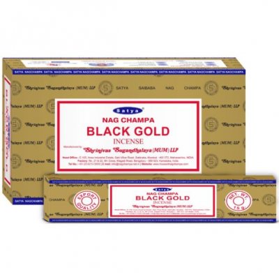Incense sticks,Satya Nag champa Black Gold Box