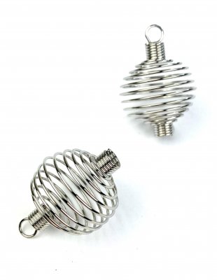 Bead Cage, Stainless Steel  Bigpack