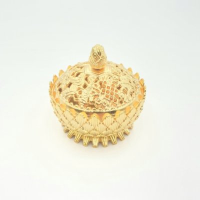 Incense holder, Bowl Gold