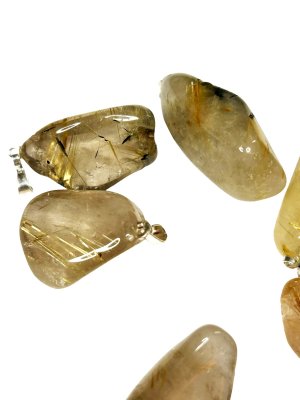 Rutilkvarts, Guld Hänge Nugget