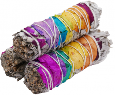 Incense, Stock White Sage & Rose Petals