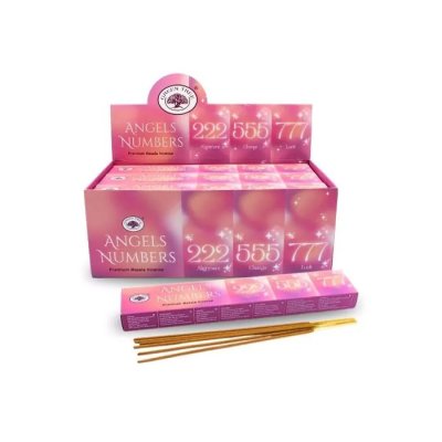 Incense Sticks, Green Tree Angel Numbers Box