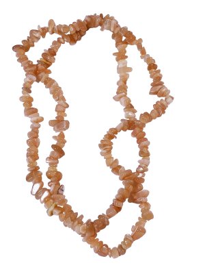 Månsten, Persiko Halsband Chips Lång